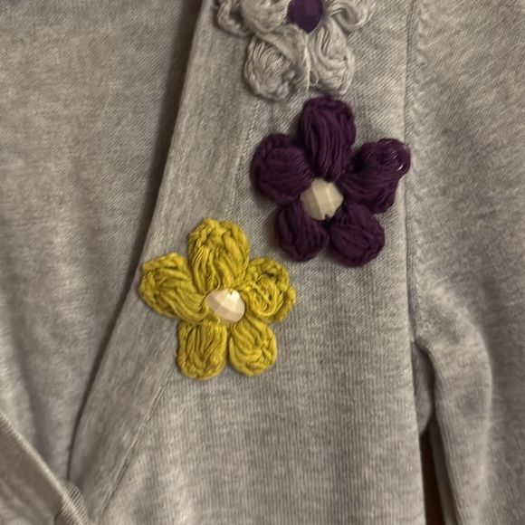 Flower sweater cardigan - Picture 4 of 5